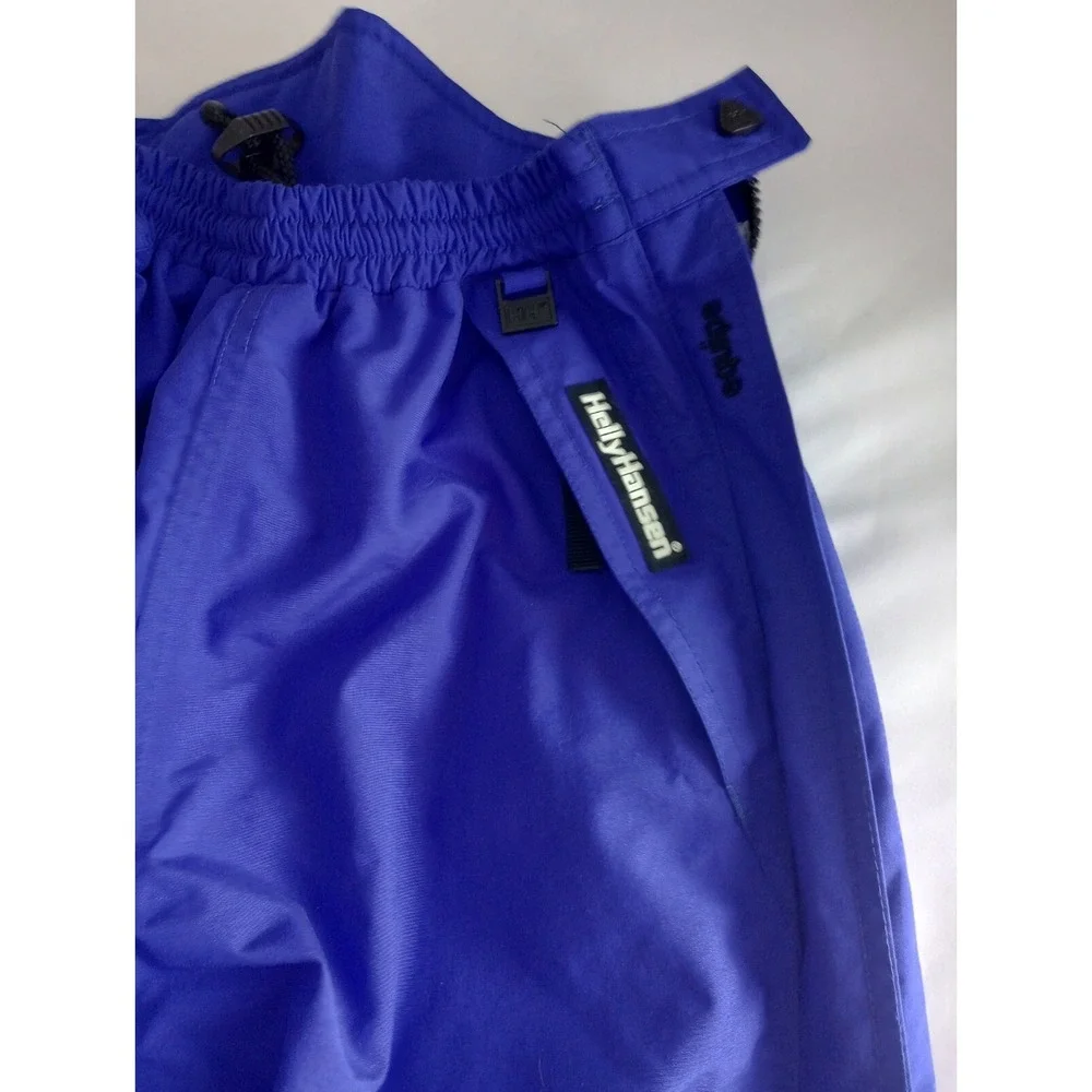 Helly Hansen Pant Women XS Purple Helly Tech Ski Snow Pants Ladies Full Side Zip